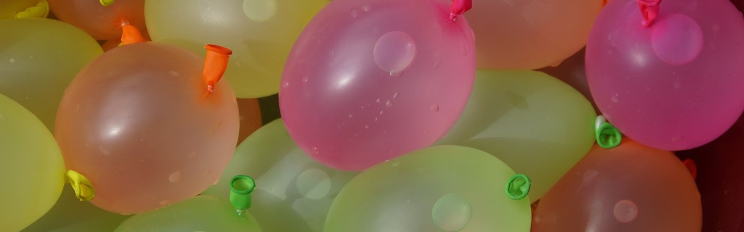 Kindergeburtstag - Wasserspiele zum Beispiel mit Wasserballone