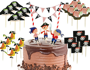 52 Stück Piraten Kuchen Deko, Piraten Tortendeko, Piraten Geburtstag Cupcake Deko, Piraten Muffin Deko, für Piratenparty Kindergeburtstag, Muffin Deko Junge, Kuchen Deko Geburtstag  - Jetzt bei Amazon kaufen*
