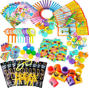 THE TWIDDLERS 120 Premium Kindergeburtstag Spielzeugset für Mädchen & Jungen - Mitgebsel, Mitbringsel, Gastgeschenke, Piñata Füllung, Ostern, Tombola Preise