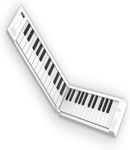 BLACKSTAR Zusammenklappbares, tragbares Klavier von Blackstar | 49 Tasten mit eingebautem USB-Akku und MIDI über USB 128 Klänge Klaviertastatur 1,01kg, 39cm, BA203012  - Jetzt bei Amazon kaufen*