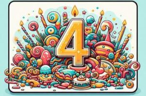 100 Glückwünsche zum 4. Geburtstag für Jungen und Mädchen