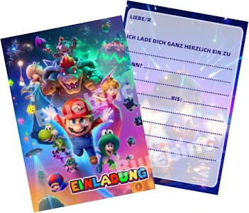 12PC Einladungskarten Kindergeburtstag Deutsch, Invitations Cards