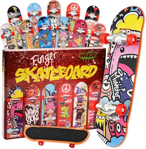 Magicat Finger Skateboard Set, 12 Fingerboards, 9,5 cm, Mitgebsel