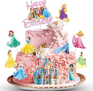 11 Stück Prinzessin Tortendeko Nicht Essbare Kinder, Kuchen Deko