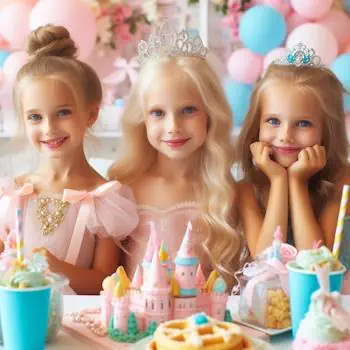 Kindergeburtstag Prinzessinnen Party 