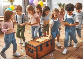 Schatzsuche beim Kindergeburtstag im Haus
