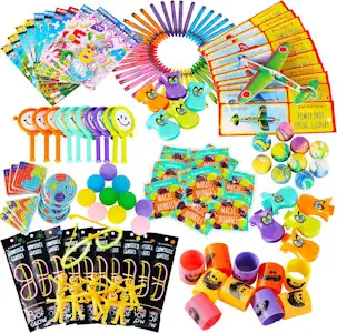 THE TWIDDLERS 120 Premium Kindergeburtstag Spielzeugset für Mädchen & Jungen - Mitgebsel, Mitbringsel, Gastgeschenke, Piñata Füllung, Ostern, Tombola Preise